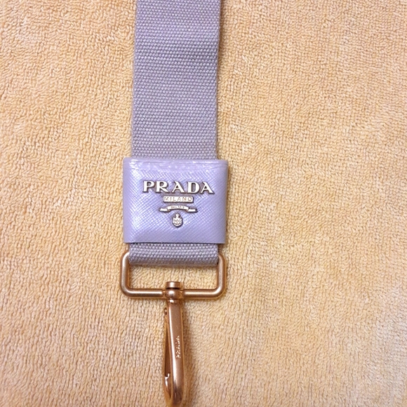 Prada crossbody shoulder straps replacement Unisex Saffino leather - Picture 4 of 12